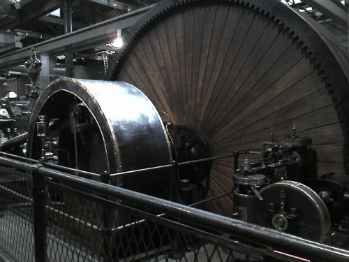 Firgrove Mill tandem compound condensing engine made by J. and W. McNaught, Rochdale, c.1907